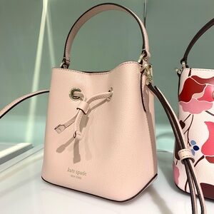 Kate Spade Pink Leather Bucket Bag
